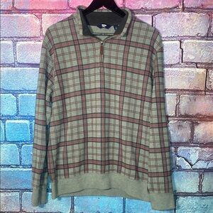 Lands End Quarter Zip Sweatshirt Men’s Large